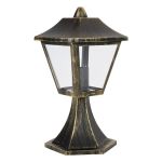Ledvance Lanternee d'extérieur E27 Endura Classic Noir-Dorée | 33cm - Traditioneel