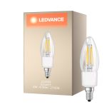 Ledvance Smart+ Wifi E14 Bougie Classic Filament 4W 470lm - 827 Blanc Très Chaud | Dimmable - Équivalent 40W