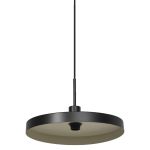 Ledvance Decor Plate Suspension Luminaire Noir | Convient pour E27