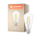 Ledvance Filament LED E27 Poire Claire 3.8W 806lm - 830 Blanc Chaud | Équivalent 60W