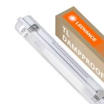 Ledvance Réglette LED Étanche Imperméable Boîtier Vide  Performance | Convient Pour 2x60cm Tube LED