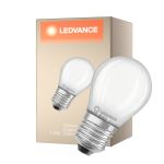 Ledvance LED Classic E27 Poire Filament Dépolie 1.2W 255lm - 840 Blanc Froid | Équivalent 25W
