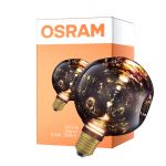 Osram Decor LED Lamp Noir Verre E27 3.5W 300lm - 827 Blanc Très Chaud | Équivalent 25W