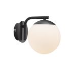 Nordlux Grant  Applique Murale Verre Noir | Convient pour 1x E14