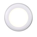 Nordlux Plafonnier Elkton 8 Blanc 5W 350lm - 827 Blanc Très Chaud | IP20 - 3 Niveaux De Gradation Dimmable