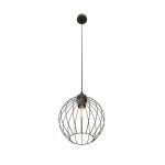 Emibig Suspension Luminaire Nando Acier Noir | Convient pour 1x E27 - Max 15W