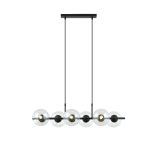 Emibig Suspension Luminaire Rory Acier Noir | Convient pour 6x E14 - Max 10W
