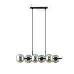 Emibig Suspension Luminaire Rory Acier Noir | Convient pour 6x E14 - Max 10W