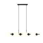 Emibig Suspension Luminaire Rory Acier Noir | Convient pour 8x E14 - Max 10W