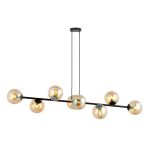 Emibig Suspension Luminaire Rossi Acier Noir | Convient pour 8x E14 - Max 10W