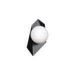 Emibig Applique Murale Drifton Acier Noir | Convient pour 1x E14 - Max 10W