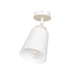 Emibig Plafonnier Atlas Acier Blanc | Convient pour 1x E27 - Max 15W