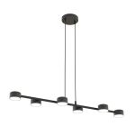 Emibig Suspension Luminaire Megara Acier Noir | Convient pour 6x GX53 - Max 12W