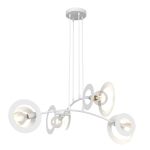 Emibig Suspension Luminaire Euforia Acier Blanc | Convient pour 4x E27 - Max 15W