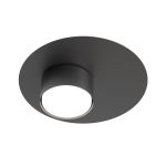 Emibig Plafonnier Bolx Acier Noir | Convient pour 1x GX53 - Max 12W