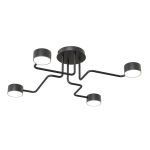 Emibig Plafonnier Kurage Acier Noir | Convient pour 4x GX53 - Max 12W