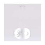 Emibig Suspension Luminaire Elementi Acier Blanc | Convient pour 4x G9 - Max 8W