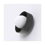 Emibig Applique Murale Lulu Acier Noir | Convient pour 1x G9 - Max 8W
