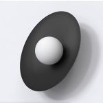 Emibig Applique Murale Inspo Acier Noir | Convient pour 1x G9 - Max 8W