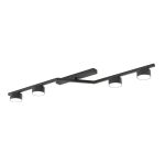 Emibig Plafonnier Skan Acier Noir | Convient pour 4x GX53 - Max 12W
