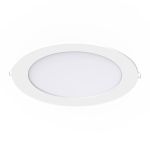 Noxion Downlight LED Slim V2.0 20W 2000lm 120D - 830 Blanc Chaud | 225mm - Diamètre 200mm - IP44 - Éclairage De Secours 3 Heures