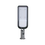 Bright Choice Éclairage Public LED 100W 12000lm 70x140D - 740 Blanc Froid | IP65 - Détecteur De Lumière - Asymétrique