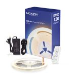 Noxion Rubans LED Naga 5 Mètre Ensemble complet - Zigbee - 24V - 120LEDs/m - 9.6W/m - 930-965 Variable Blanc | 8mm - IP20 - Meilleur Rendu Des Couleurs - SMD2835