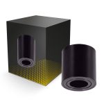 Bright Choice Spot LED Noir Rond | IP20 - GU10 Fitting