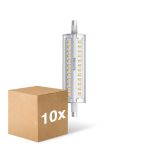 Lot 10x Philips Corepro LED Lineair R7s 118mm 14W 1800lm - 840 Blanc Froid | Dimmable - Équivalent 120W