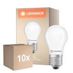 Lot 10x Ledvance Classic LED E27 Poire Dépolie 3.4W 470lm - 827 Blanc Très Chaud | Équivalent 40W