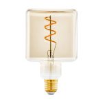 Eglo LED Special E27 Filament Ambre 4W 180lm - 816 Blanc Très Chaud | Dimmable - Équivalent 15W