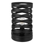 Eglo Lampe De Chevet Cremella Acier Noir | Convient pour 1x E27