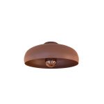 Eglo Plafonnier Mogano Acier Brun | Convient pour E27