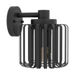 Eglo Applique Murale Selinus Acier Noir | IP65 - Convient pour 1x E27