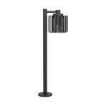 Eglo Lampadaire extérieur Selinus Acier Noir| IP65 - Convient pour 1x E27
