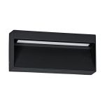 Eglo Applique Murale Maruggio Aluminium Noir 4W 520lm - 830-840-850-865 CCT | IP65
