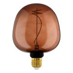 Eglo LED Globe E27 Filament Dorée 4W 40lm - 820 Blanc Très Chaud | Dimmable - Équivalent 15W