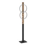 Eglo Lampadaires Salon Boyal Acier Noir, Rouille 24W 3400lm - 830 Blanc Chaud