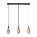 Eglo Suspension Luminaire Maione Acier Noir | IP20 - Convient pour 3x E27 