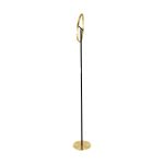 Eglo Lampadaires Salon Castelpoto Acier Brushed Laiton, Noir 17.6W 2000lm - 830 Blanc Chaud | Dimmable