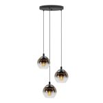 Eglo Suspension Luminaire Ariscani 1 Acier Noir | Convient pour 3x E27