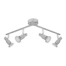 Ledvance Spot LED GU10 Aluminium 4x 3W - 827 Blanc Très Chaud 