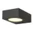 SLV Quadrasyl 15 Applique Murale Aluminium Gris Carré | Extérieur - IP44 - Convient pour 1x GX53 