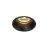 SLV Horn 1 Spot Circulaire Noir Rond | Diamètre 75mm - Convient pour 1x GU10