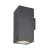 SLV Enola Up/Down Applique Murale Aluminium Gris Carré 55W 6000lm - 930-940 CCT | Extérieur - IP65 - Meilleur Rendu Des Couleurs