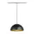 SLV Spot sur rail Suspension Luminaire Forchini M 40 Rail Monophasé Acier Gris | Convient pour 1x E27 