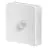 Ledvance LED Applique Murale Lunetta Carré Blanc 0.3W | RGB - Détecteur De Mouvement