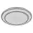 Ledvance Plafonnier LED Orbis Berlin Argent 36W 2450lm - 830 Blanc Chaud