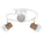 Ledvance LED Decor Spot Cork Acier Spirale Blanc 10W 690lm - 827 Blanc Très Chaud | Dimmable