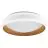 Ledvance Plafonnier LED Orbis Livia Blanc et Bois 24W 1200lm - 830 Blanc Chaud | Dimmable tactile